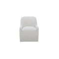 Maisie Rolling Dining Chair Flecked Oat