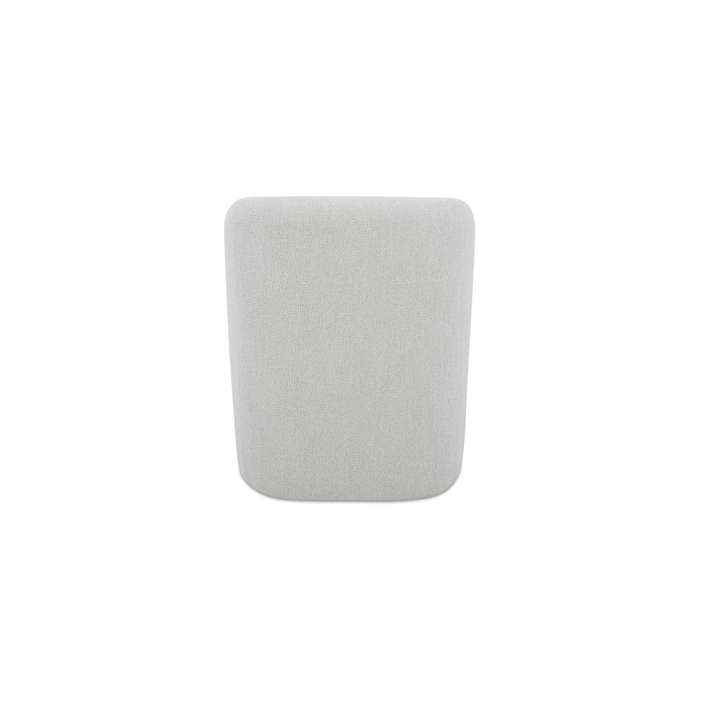 Sandy Rolling Dining Chair Off White