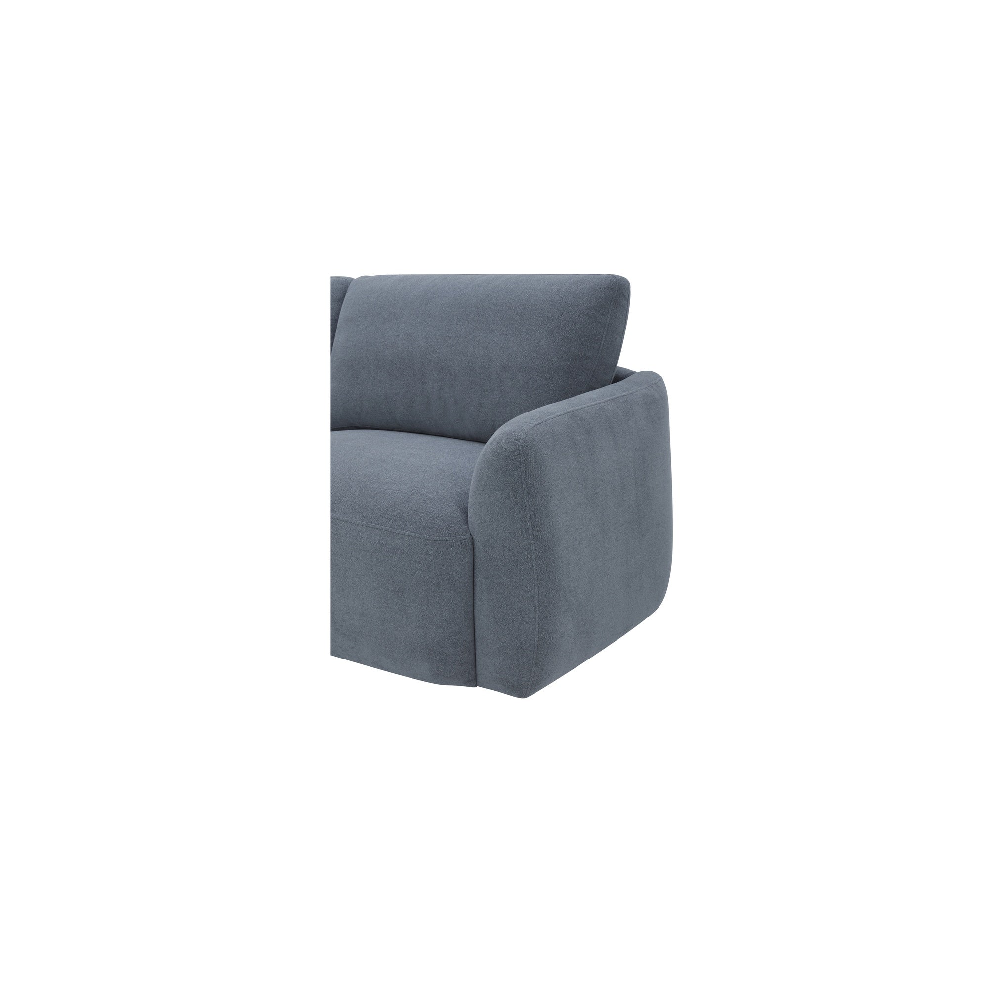 Callie Sofa 91 in. Slate Blue