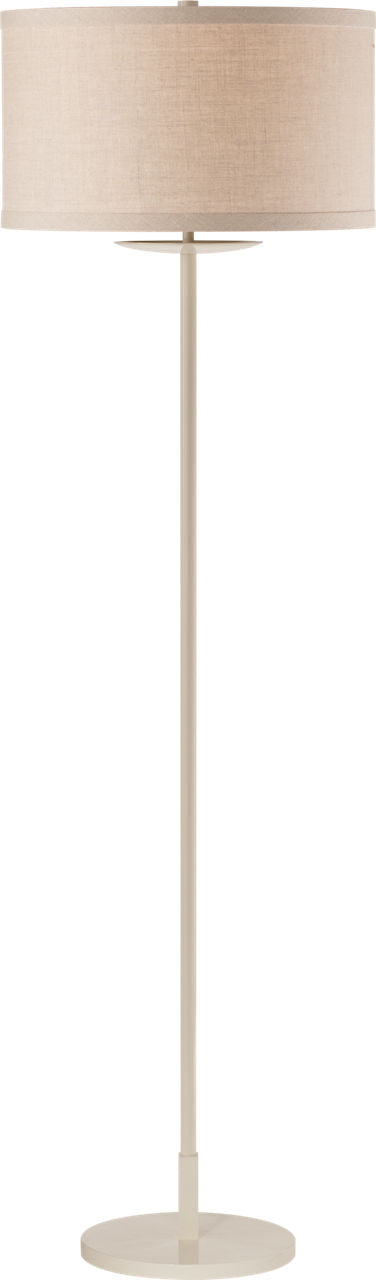 Walker Medium Floor Lamp | Light Cream | Natural Linen Shade