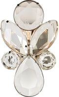 Lloyd Small Jeweled Sconce | Nickel | Clear Crystal