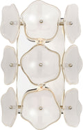 Leighton Small Sconce | Polished Nickel | Cream Tinted Glass