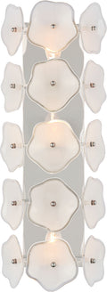 Leighton 20" Sconce | Polished Nickel | Cream Tinted Glass