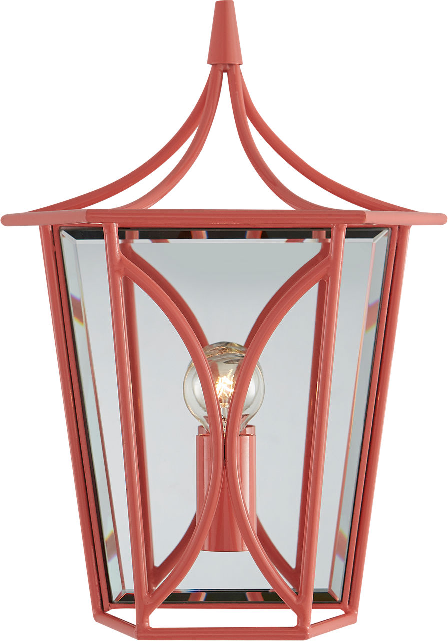 Cavanagh Mini Lantern Sconce | Coral
