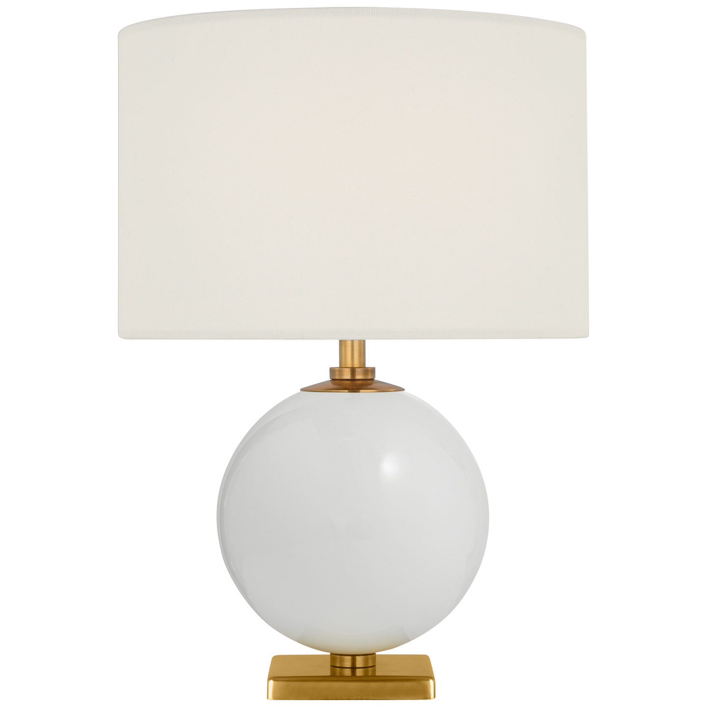 Elsie 12" Cordless Accent Lamp | Cream | Linen Shade