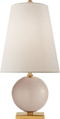 Corbin Mini Accent Lamp | Blush | Linen Shade