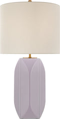 Carmilla Medium Table | Lilac | Linen Shade