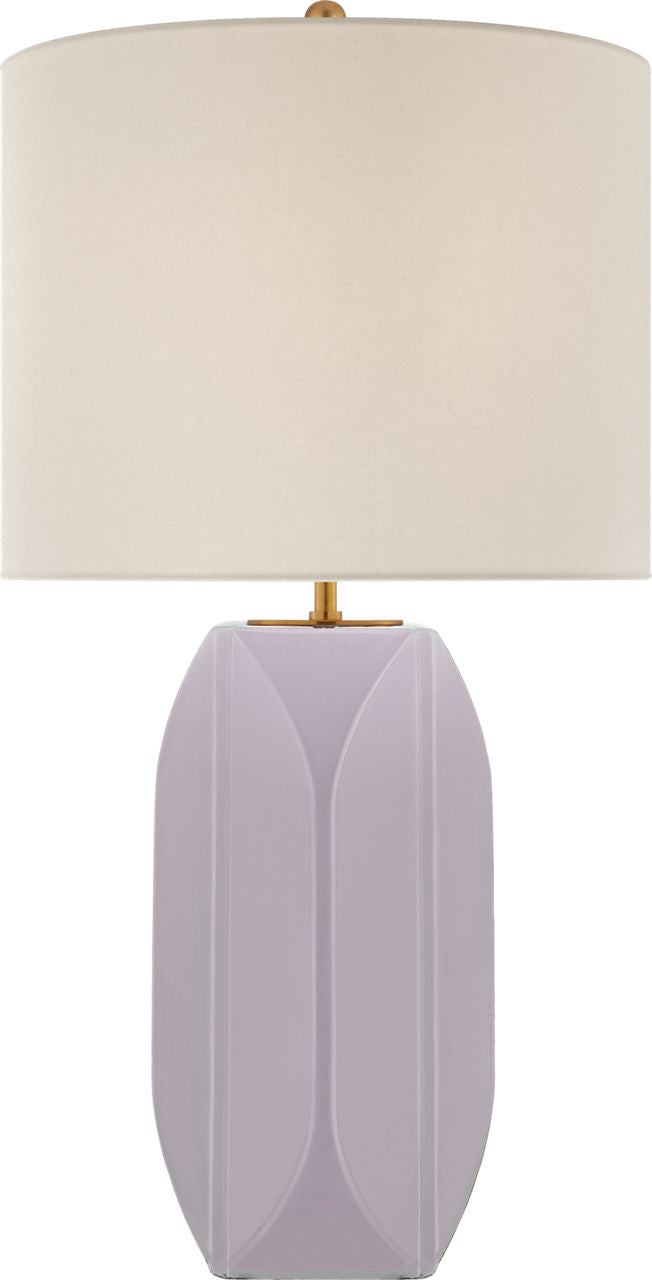 Carmilla Medium Table | Lilac | Linen Shade