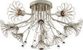 Keaton Bouquet Flush Mount | Burnished Silver Leaf