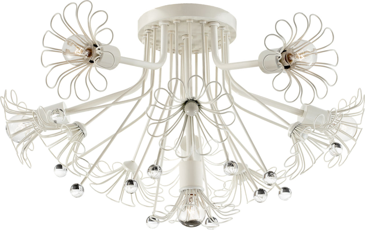 Keaton Bouquet Flush Mount | Light Cream