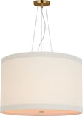 Walker Medium Hanging Shade | Gild | Linen Shade