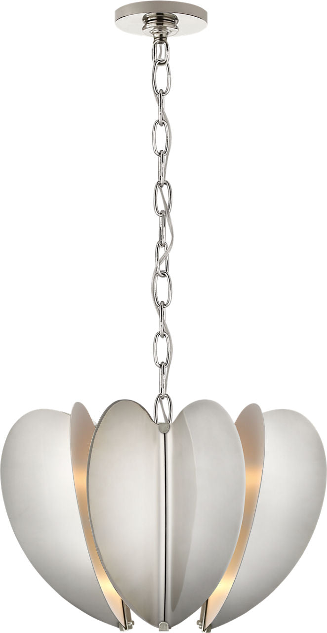 Danes Small Chandelier | Polished Nickel