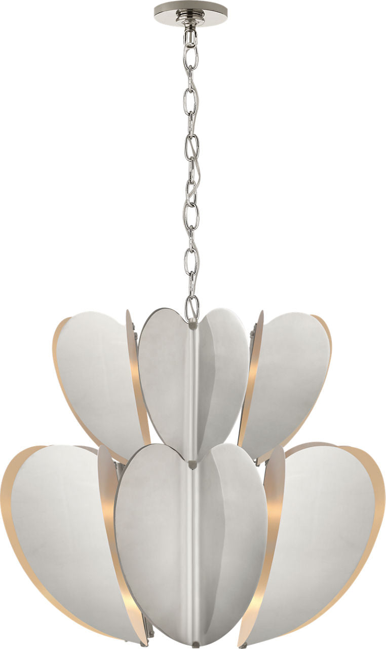 Danes Two Tier Chandelier | Polished Nickel