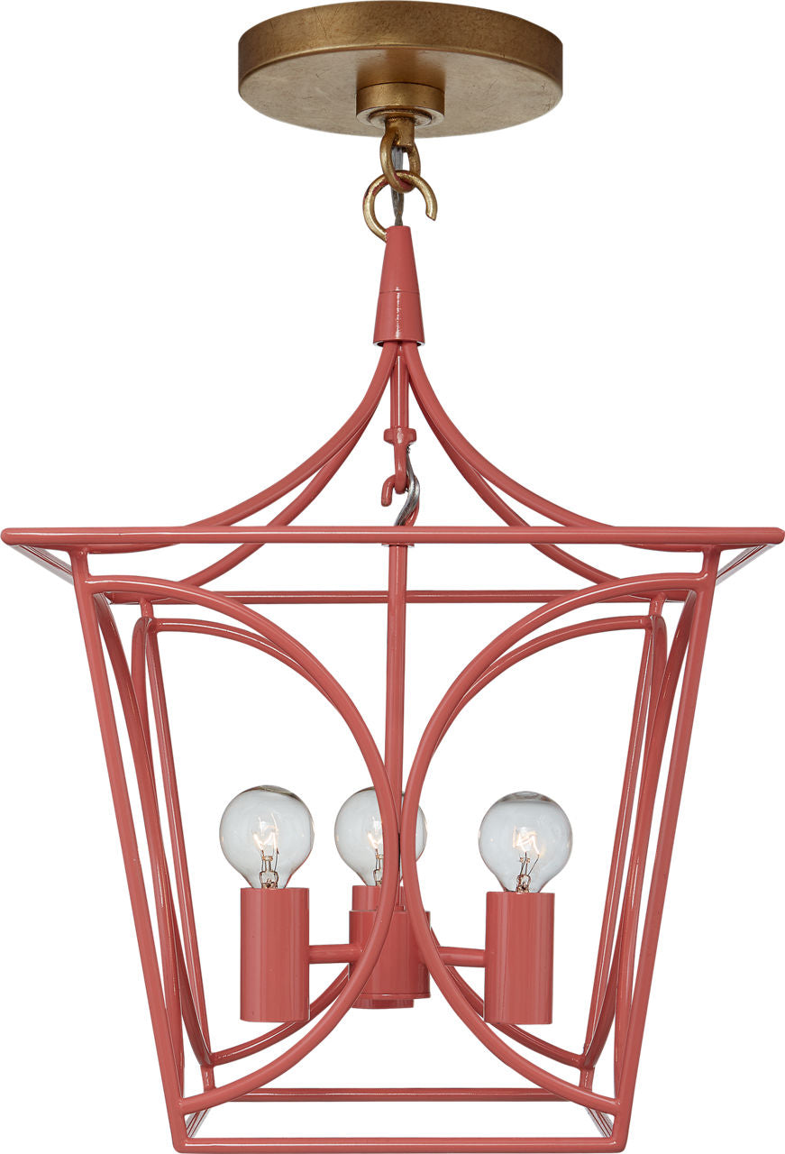 Cavanagh Mini Lantern | Coral and Gild