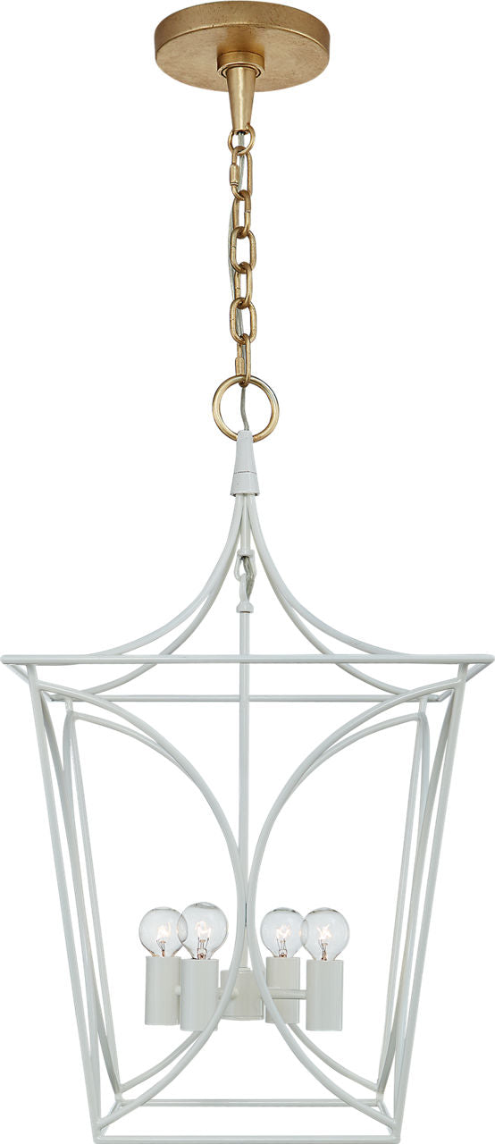 Cavanagh Small Lantern | Light Cream and Gild