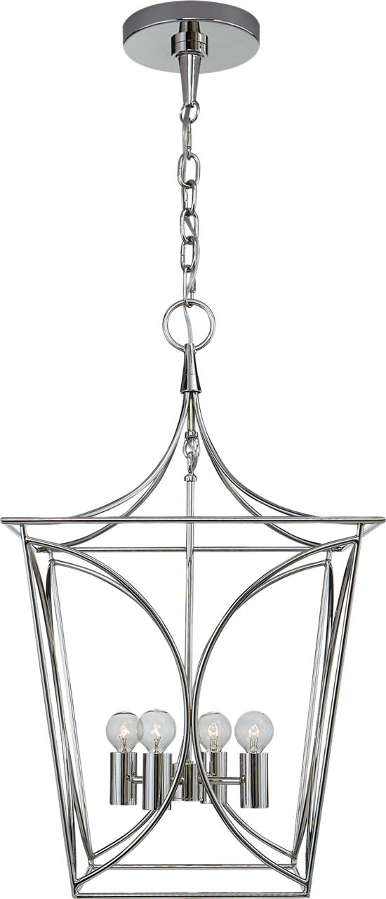 Cavanagh Small Lantern | Polished Nickel