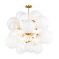 Aria Large Chandelier Burnished Brass