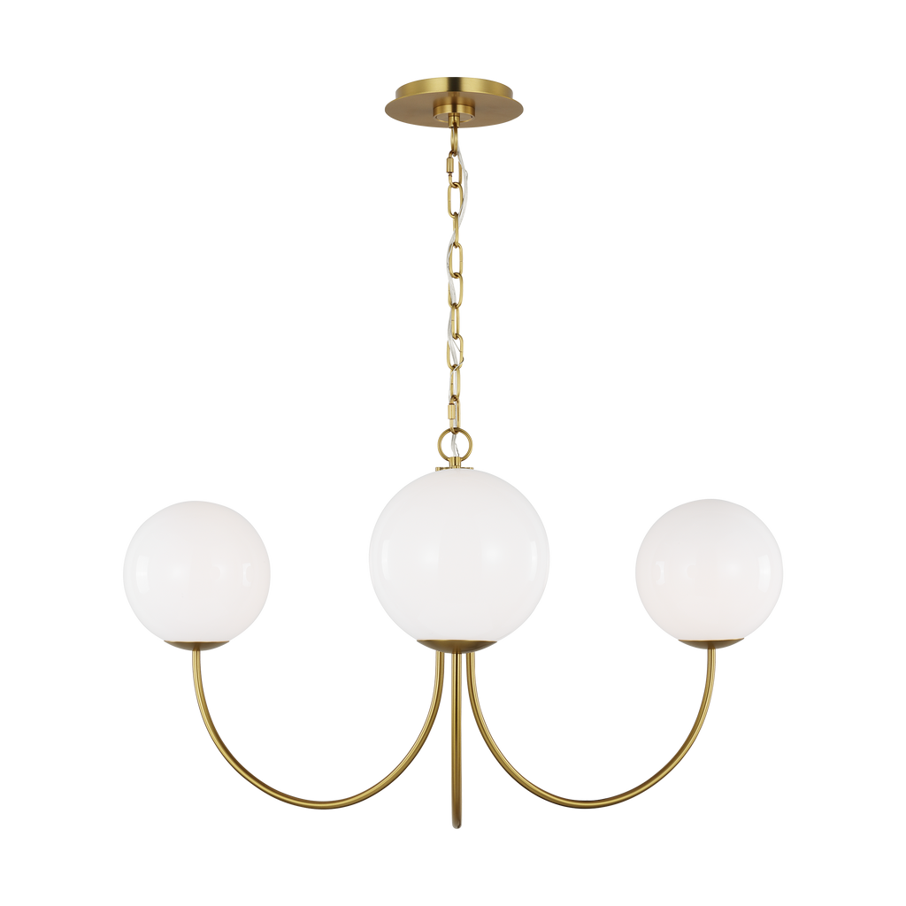 Noemie Medium Chandelier Burnished Brass