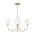 Noemie Medium Chandelier Burnished Brass