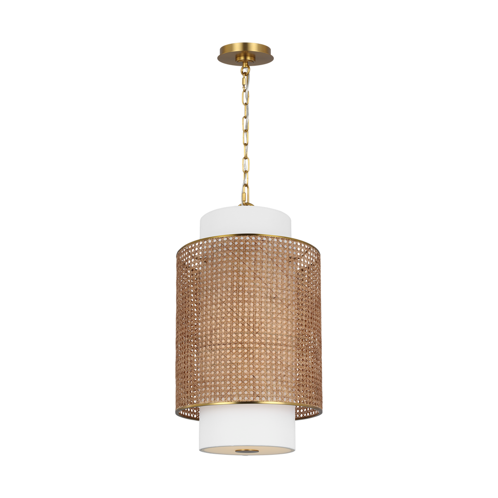 Sawyer Small Hanging Shade Blonde Rattan