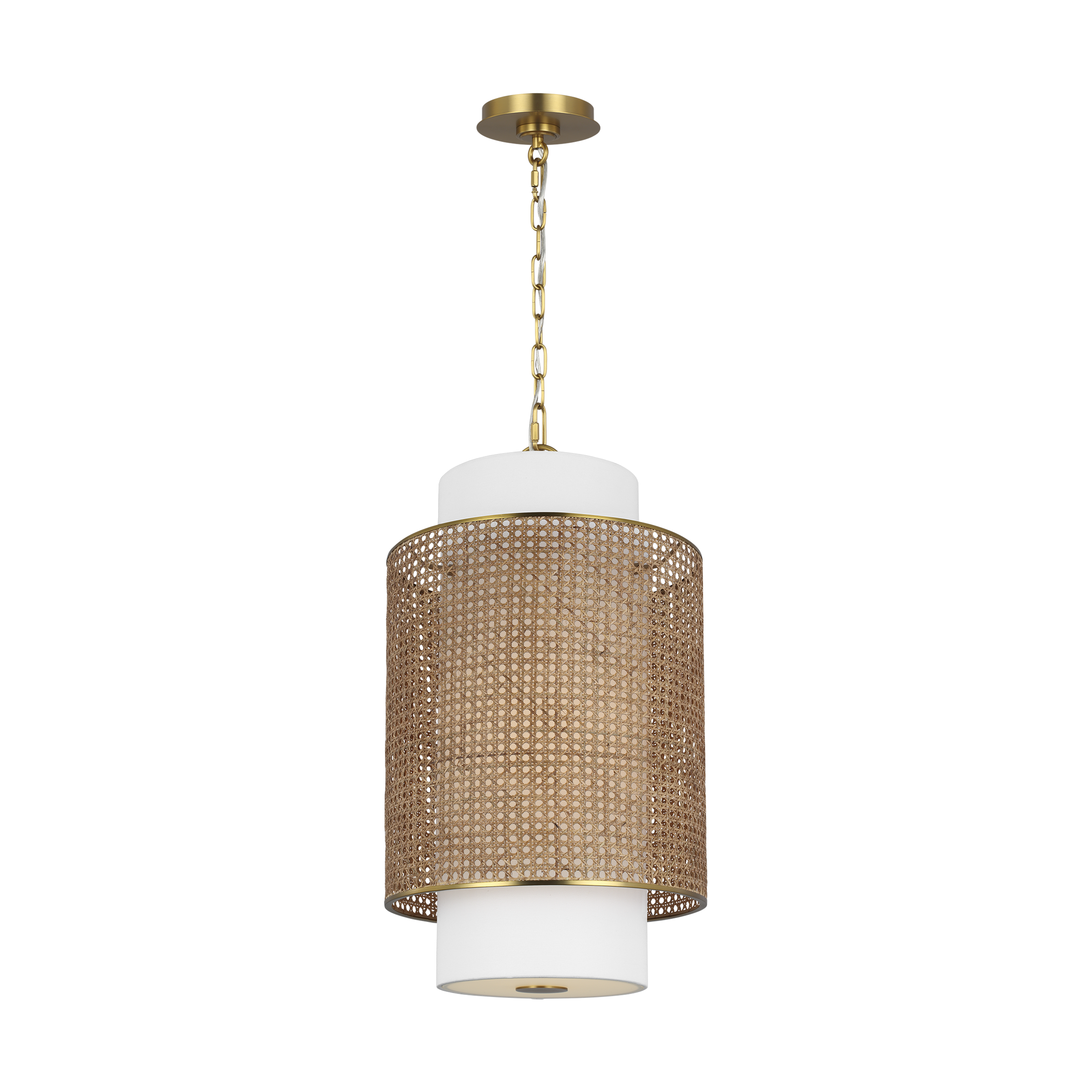 Sawyer Small Hanging Shade Blonde Rattan