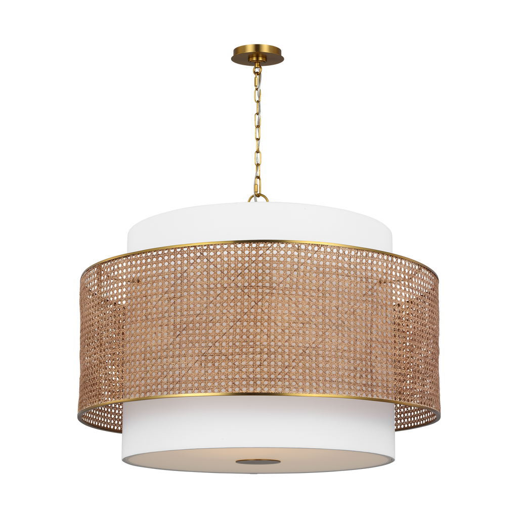 Sawyer Extra Large Hanging Shade Blonde Rattan