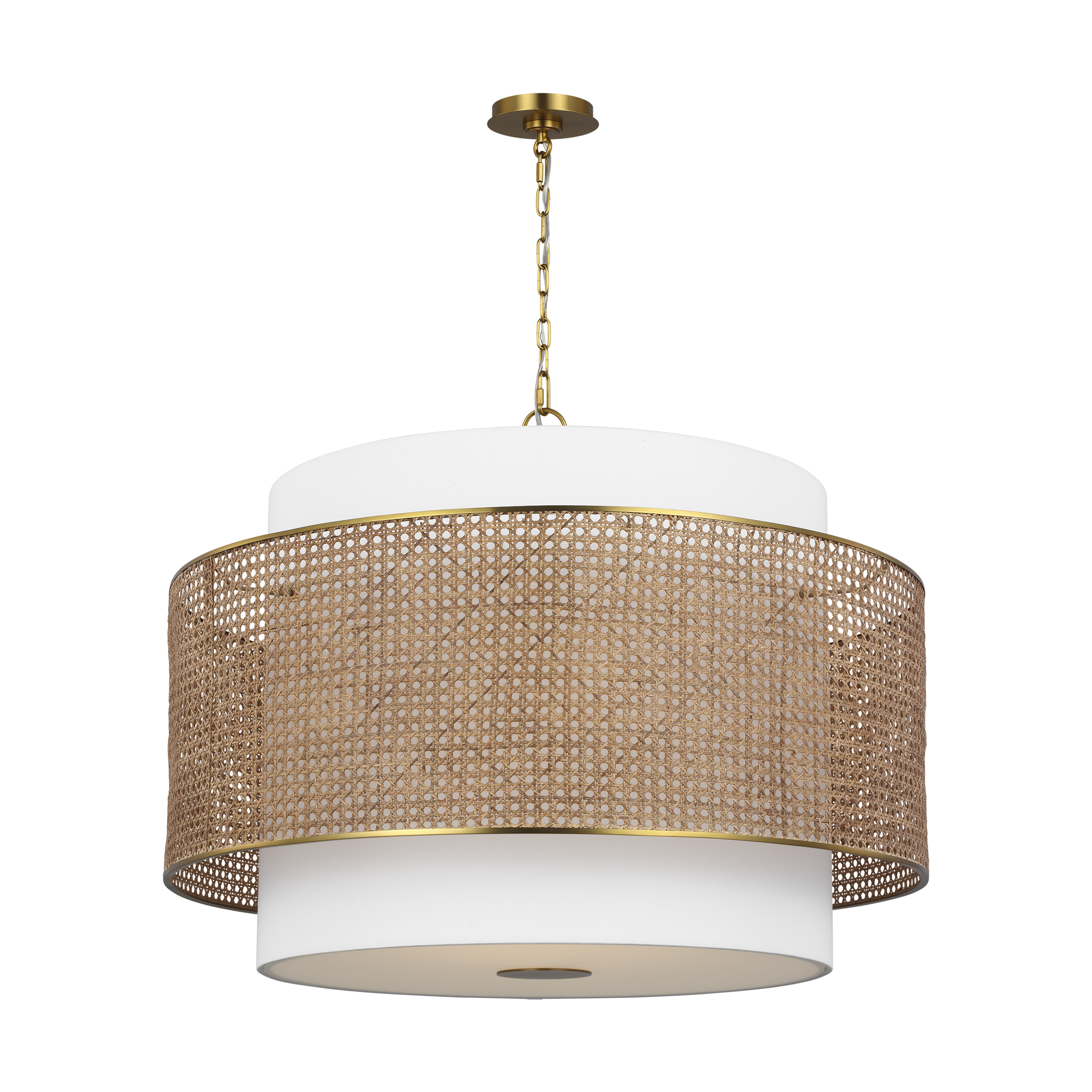 Sawyer Extra Large Hanging Shade Blonde Rattan