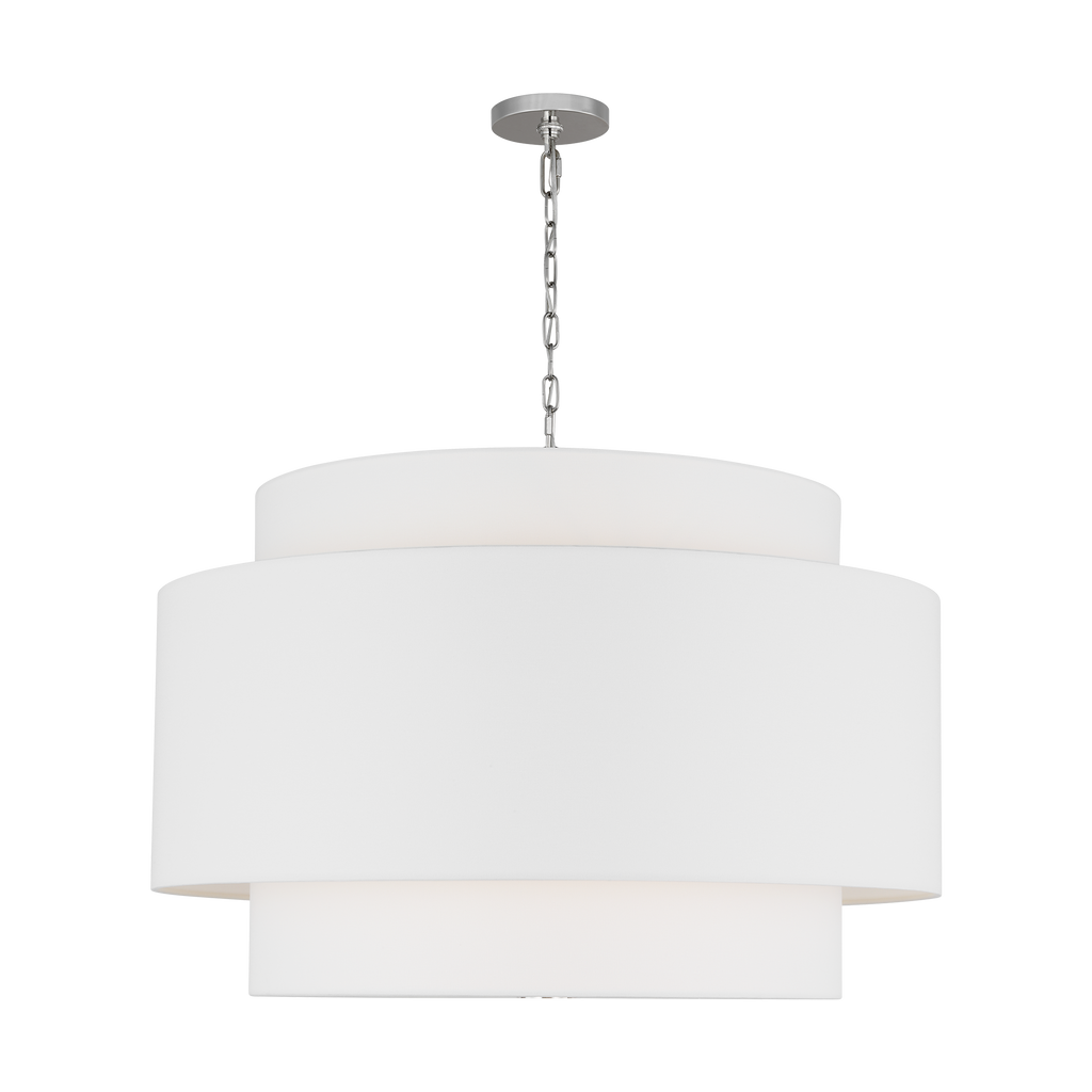 Sawyer Extra Large Hanging Shade Polished Nickel