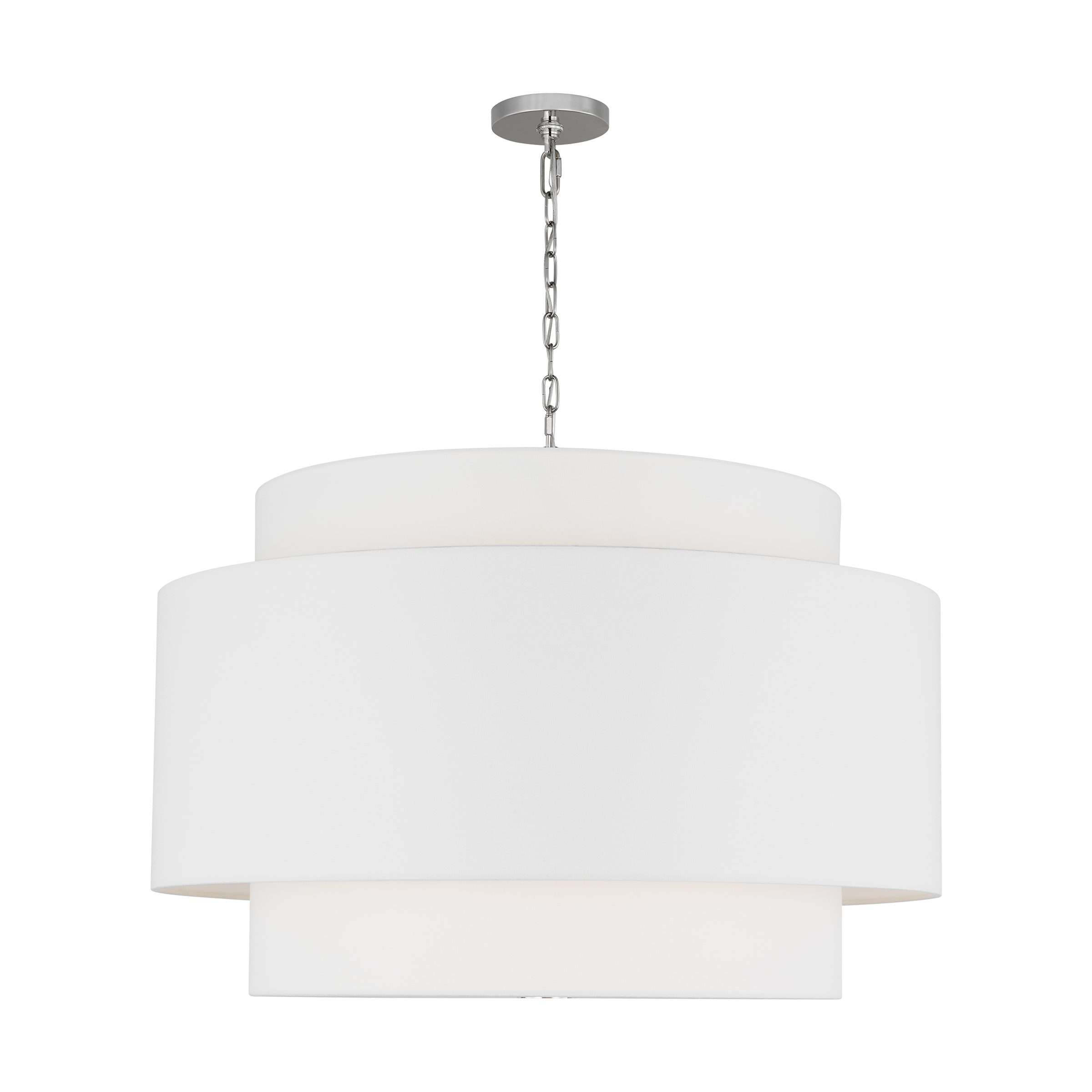 Sawyer Extra Large Hanging Shade Polished Nickel