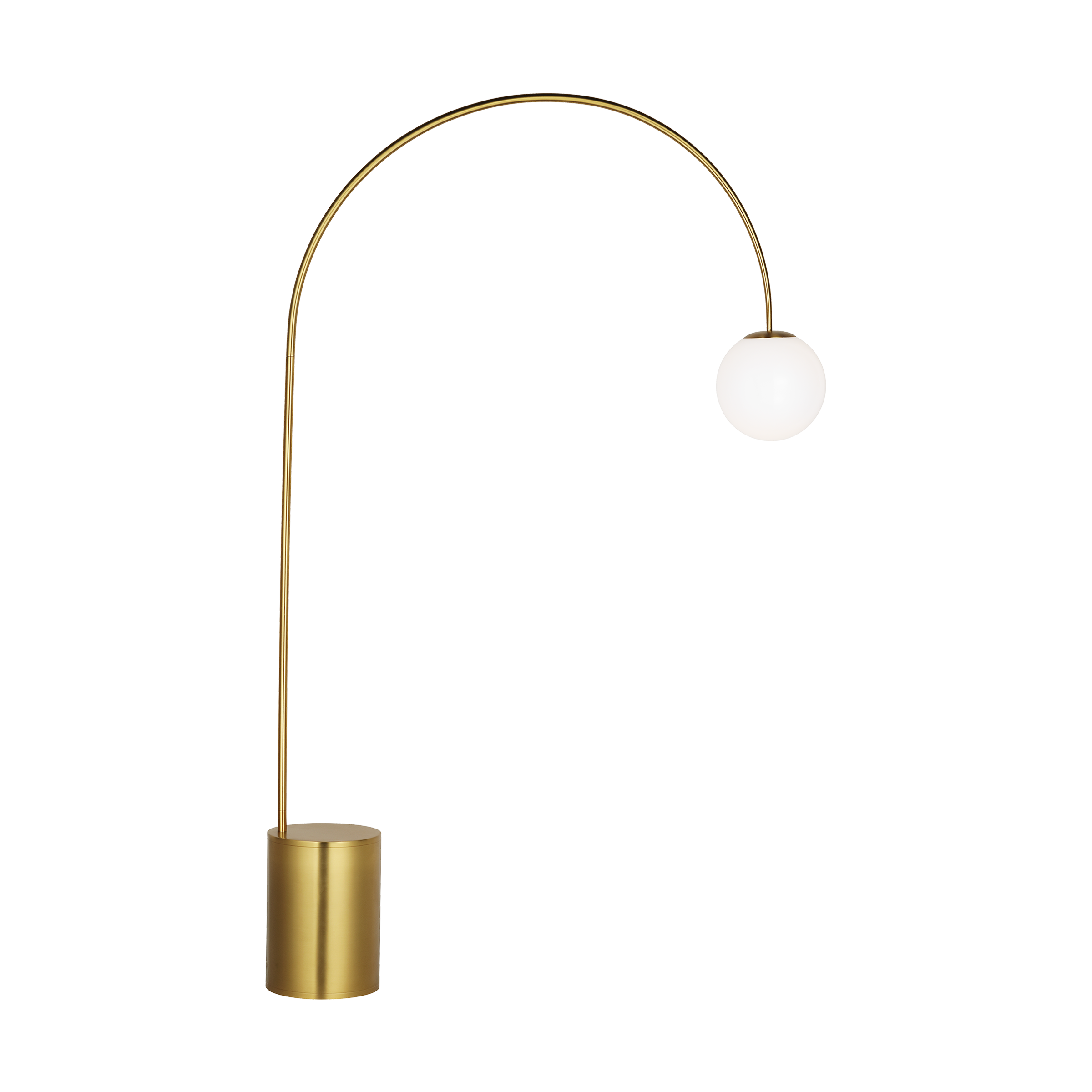 Noemie Extra Large Floor Lamp Burnished Brass Bulbs Inc