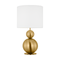 Suki Medium Table Lamp Burnished Brass Bulbs Inc