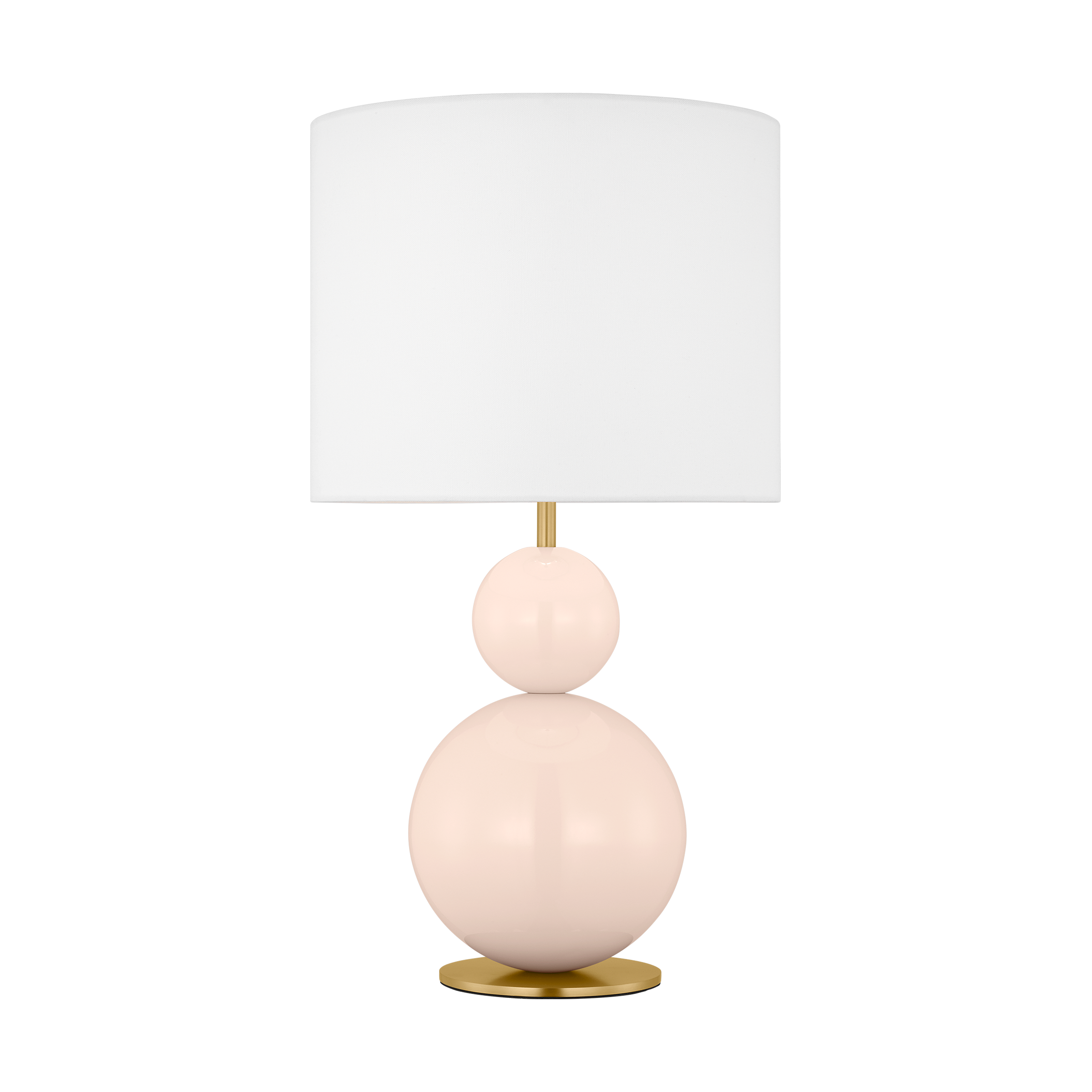 Suki Medium Table Lamp Blush Bulbs Inc