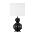 Suki Medium Table Lamp Gloss Black Bulbs Inc