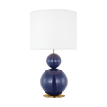 Suki Medium Table Lamp Navy Bulbs Inc