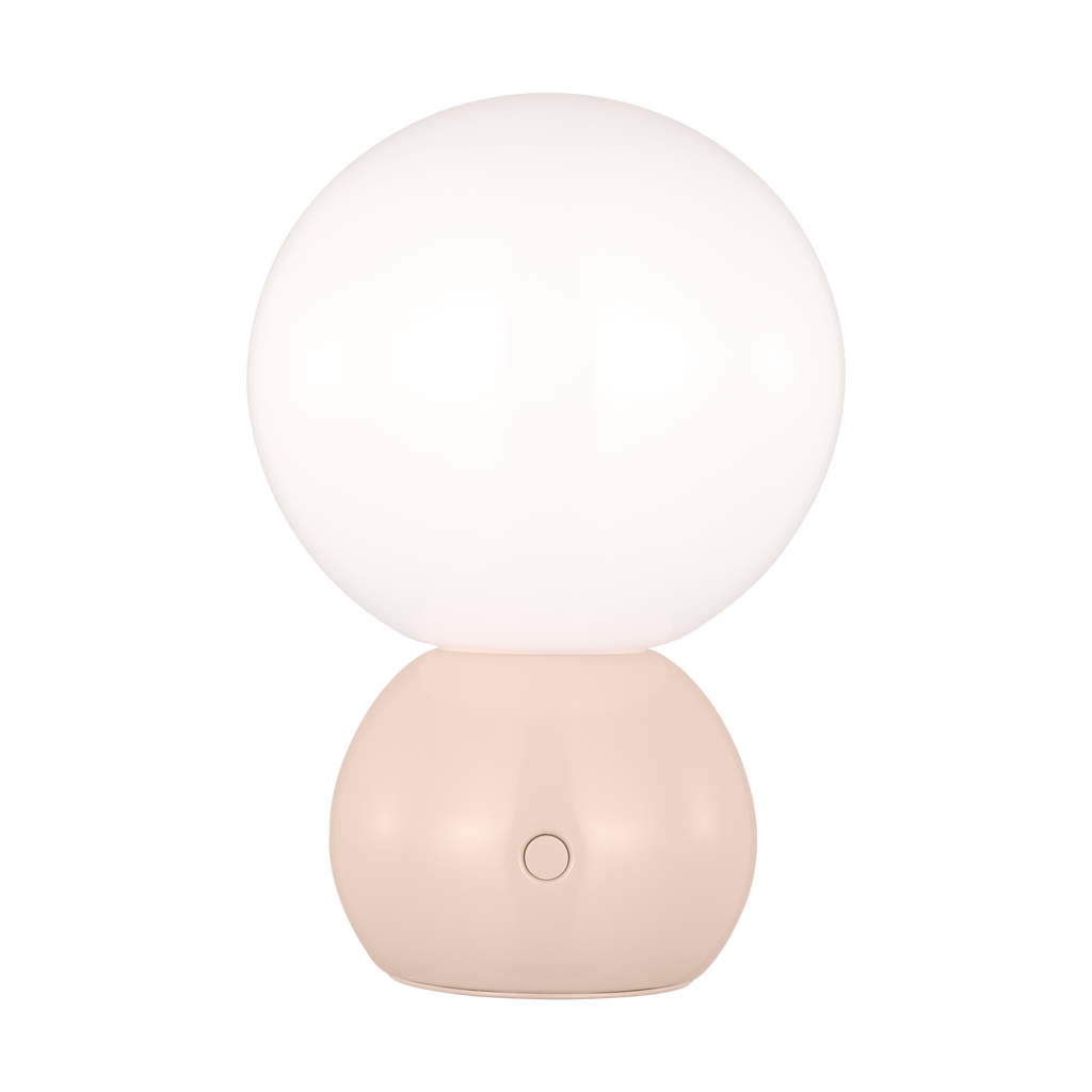 Suki Rechargeable Mini Table Lamp Blush Bulbs Inc
