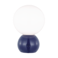 Suki Rechargeable Mini Table Lamp Navy Bulbs Inc