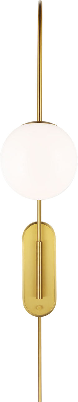 Noemie Grande Sconce Burnished Brass