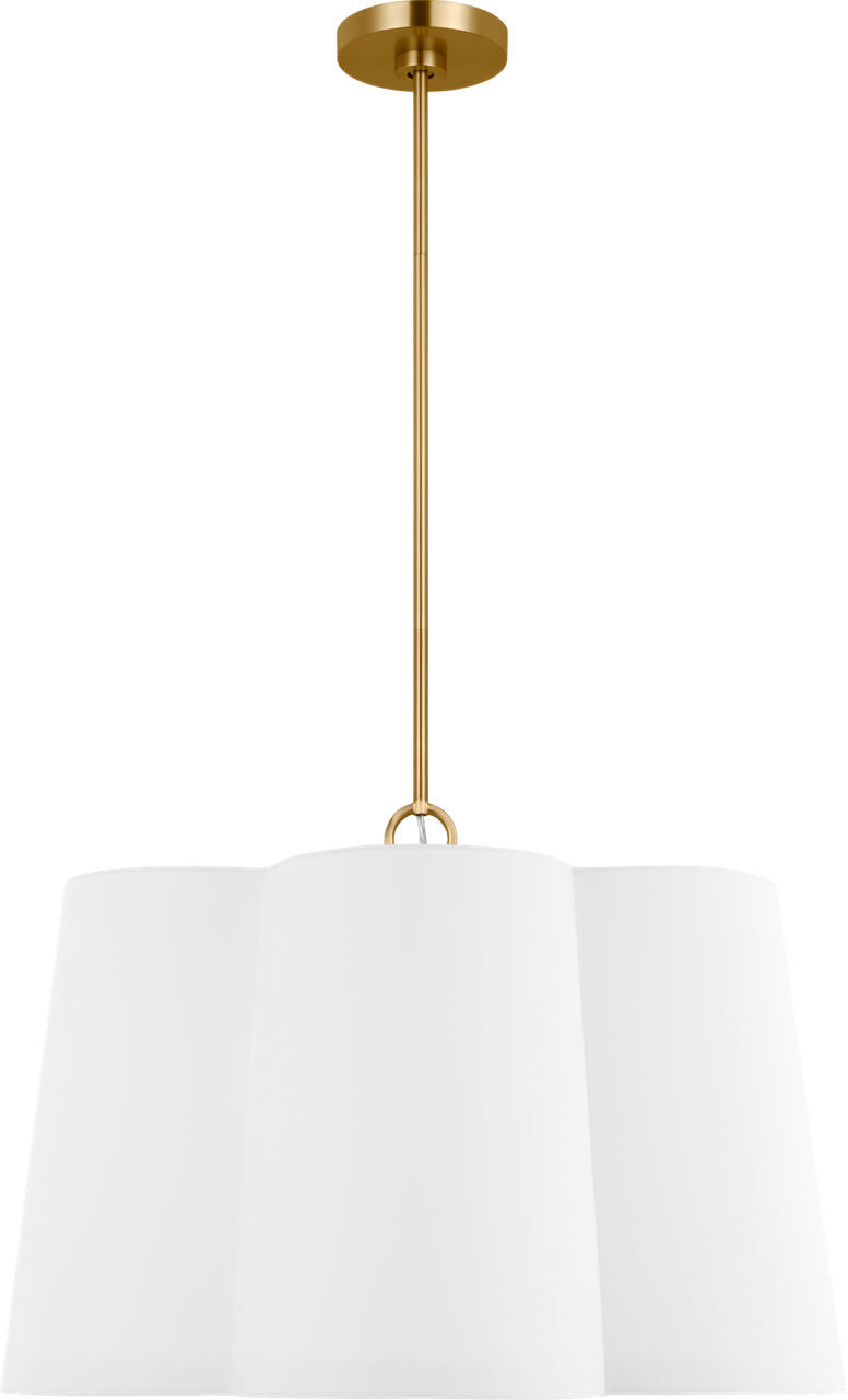 Bronte Large Hanging Shade Burnished Brass