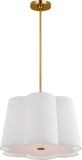 Bronte Medium Hanging Shade Burnished Brass