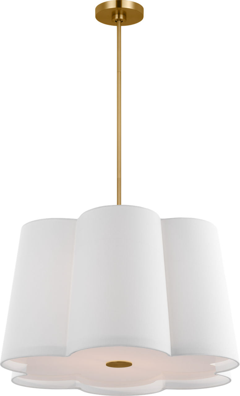 Bronte Large Hanging Shade Burnished Brass
