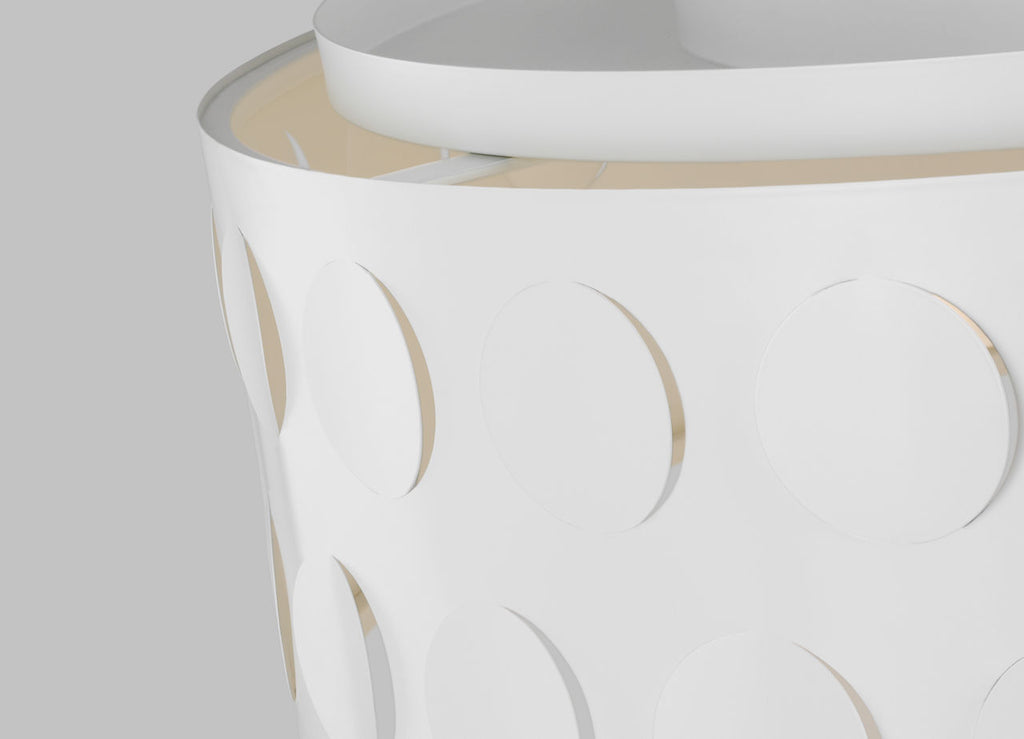 Dottie Large Flush Mount Matte White