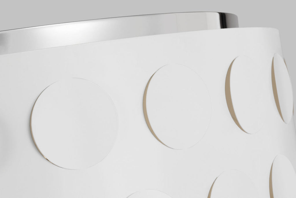 Dottie Large Flush Mount Polished Nickel
