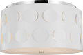 Dottie Medium Flush Mount Polished Nickel