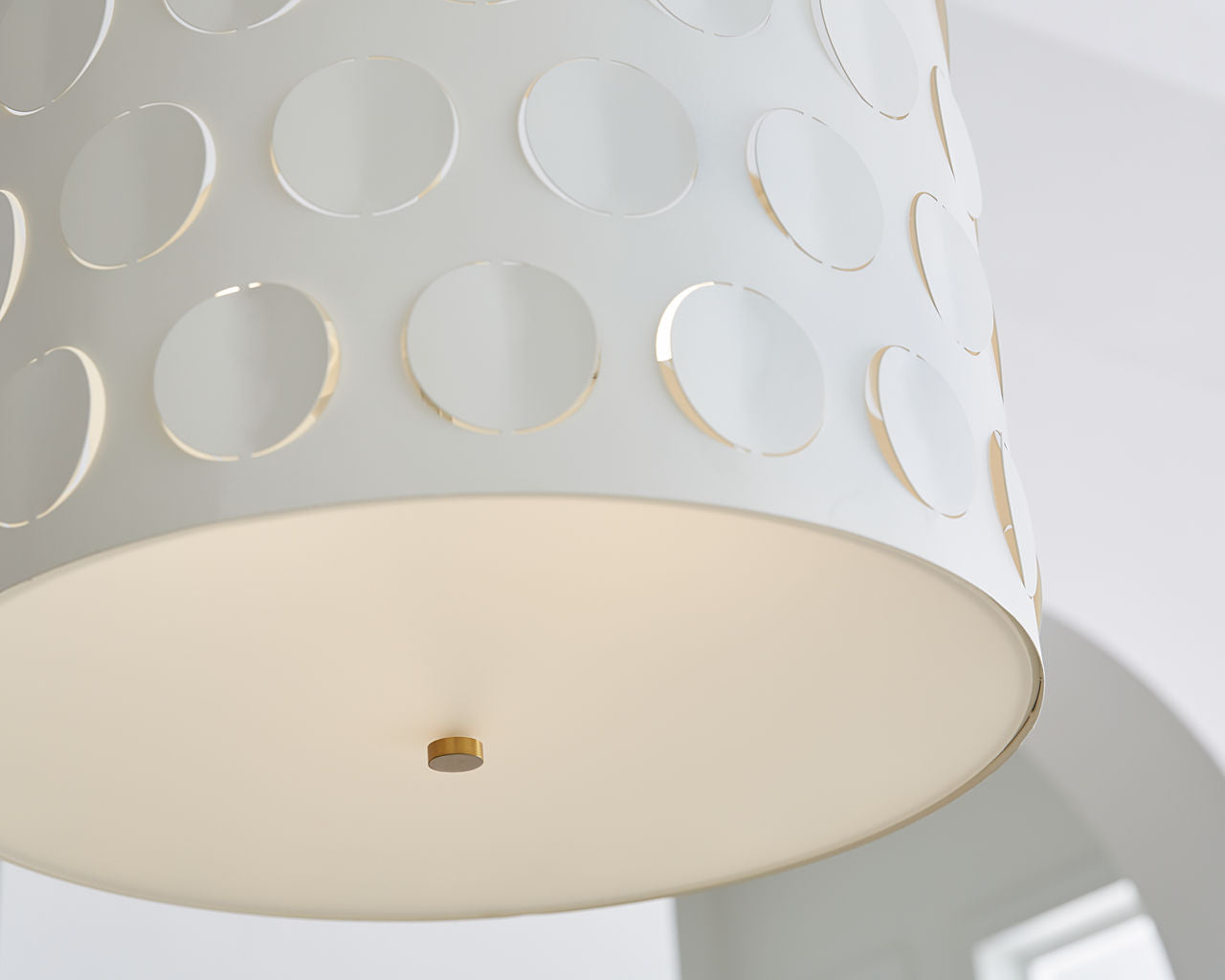Dottie Large Pendant Burnished Brass