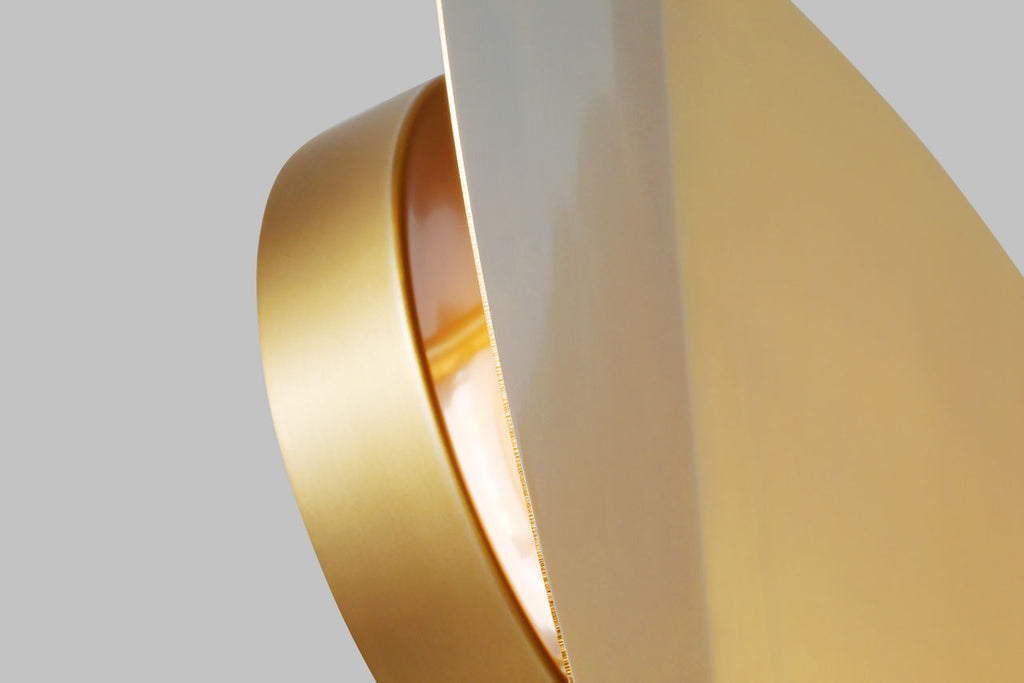 Dottie Large Sconce Burnished Brass Bulbs Included