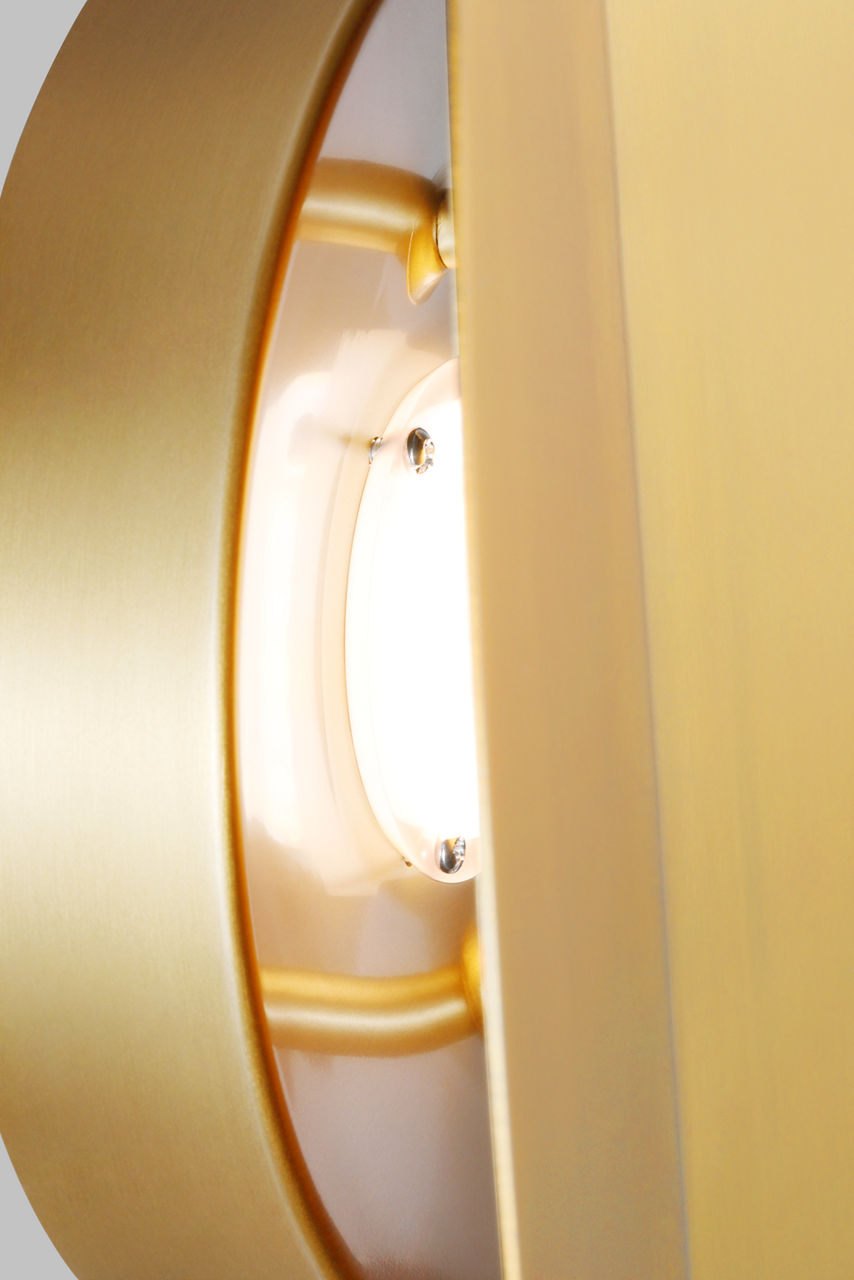 Dottie Large Sconce Burnished Brass Bulbs Included