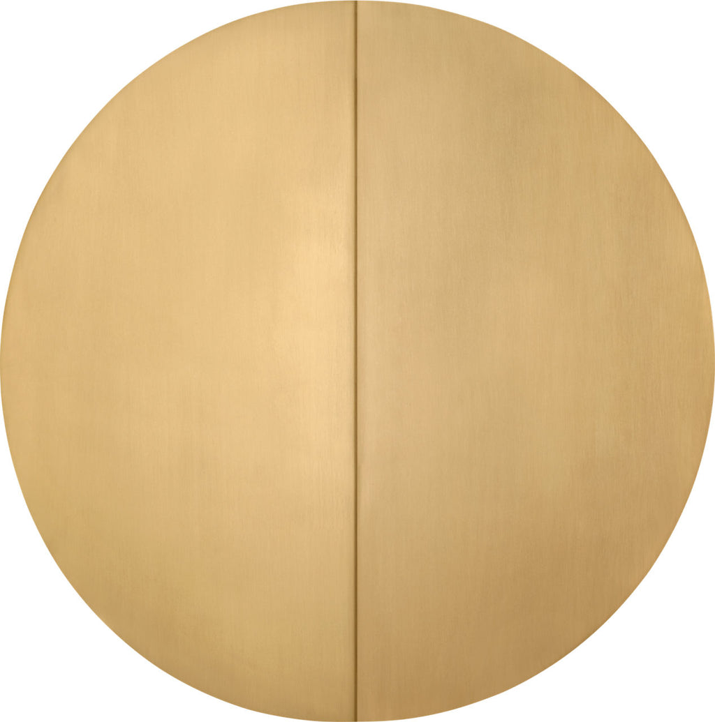 Dottie Large Sconce Burnished Brass Bulbs Included