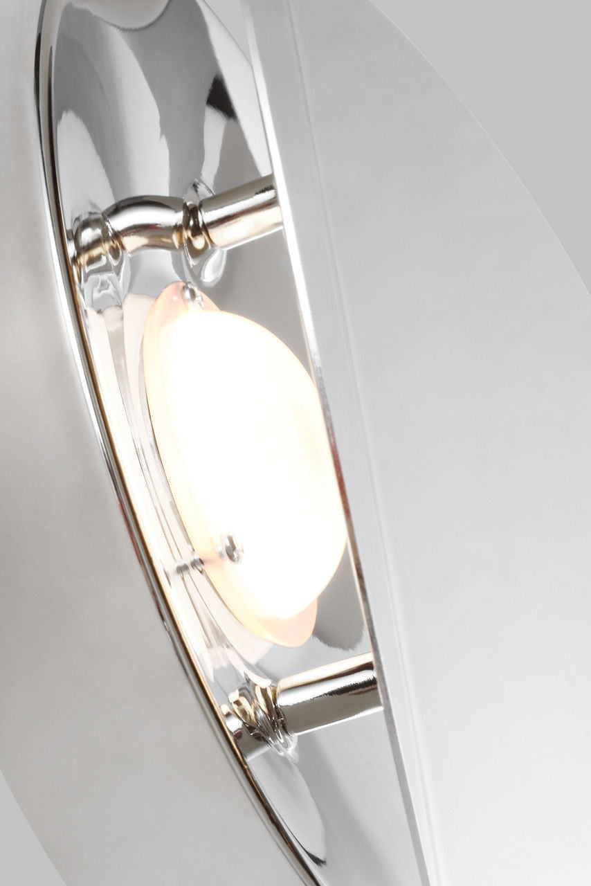 Dottie Small Sconce Polished Nickel Bulbs Inc