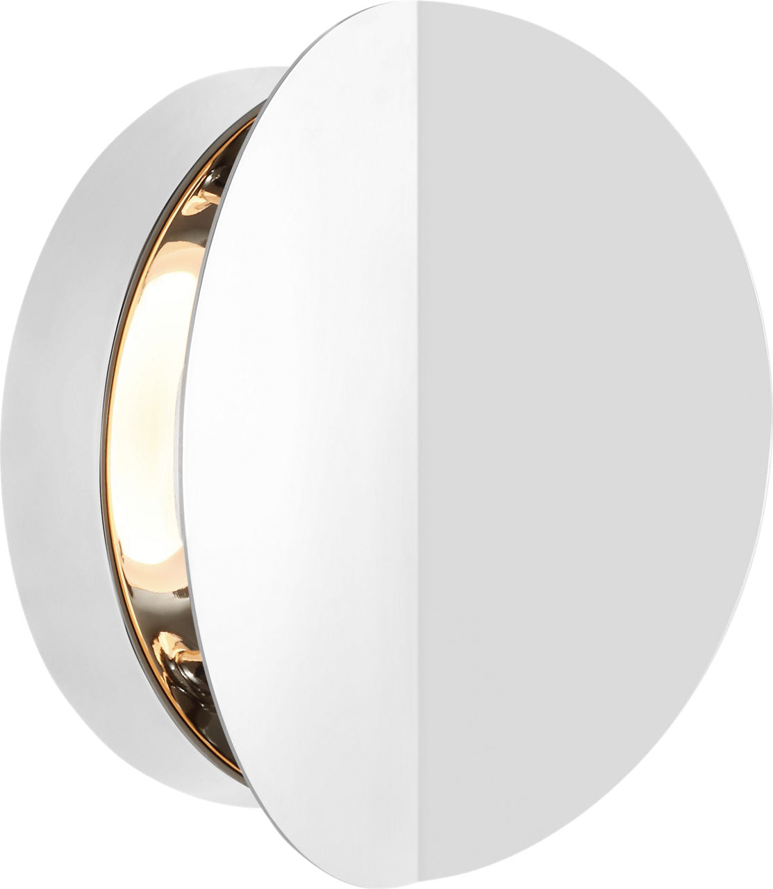 Dottie Small Sconce Polished Nickel Bulbs Inc