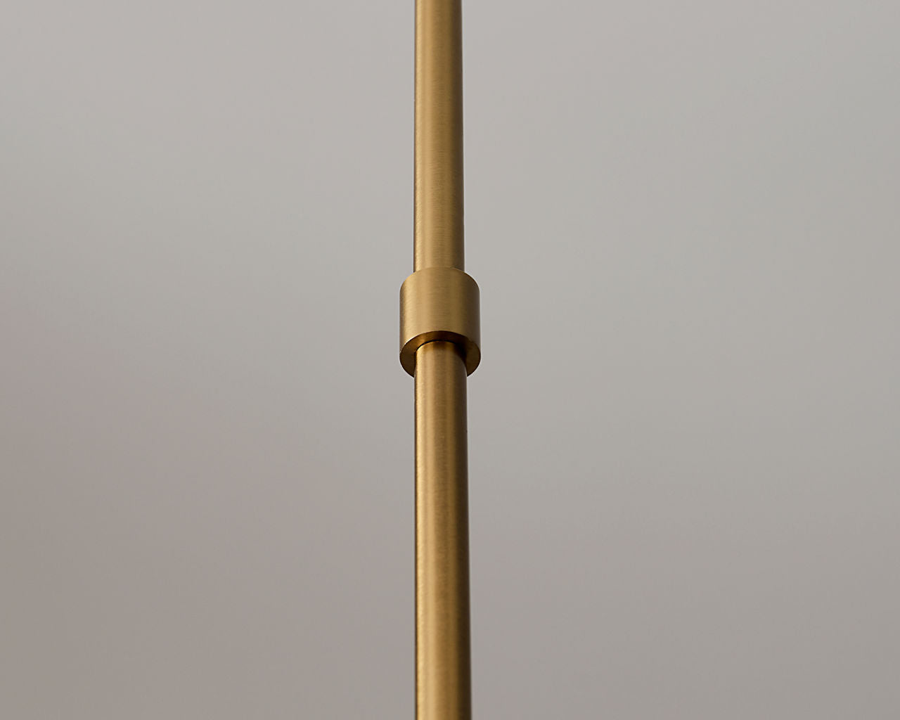 Londyn Tall Pendant Burnished Brass | Milk White Glass